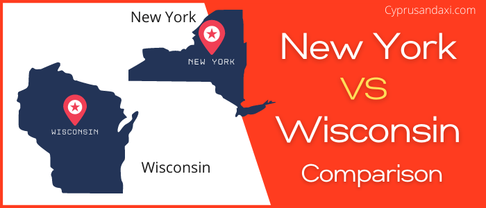 Is New York bigger than Wisconsin