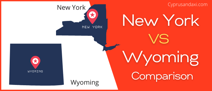 Is New York bigger than Wyoming