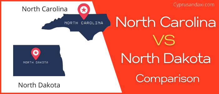 Is North Carolina bigger than North Dakota