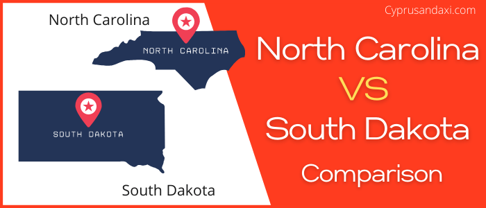 Is North Carolina bigger than South Dakota