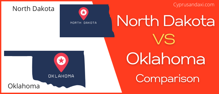 Is North Dakota bigger than Oklahoma