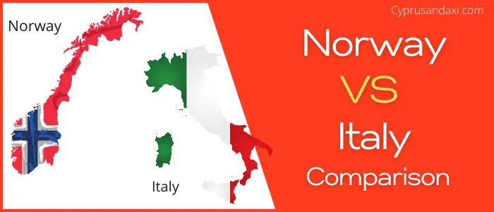 Is Norway bigger than Italy