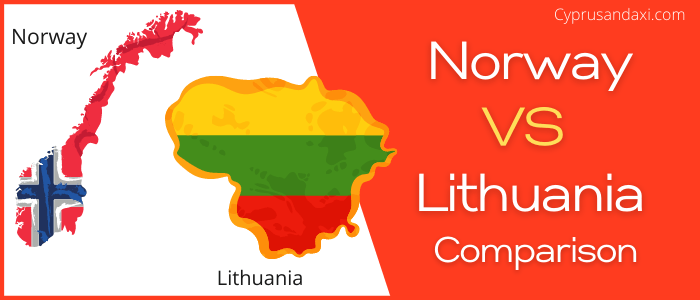 Is Norway bigger than Lithuania