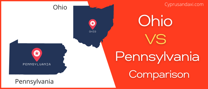Is Ohio bigger than Pennsylvania