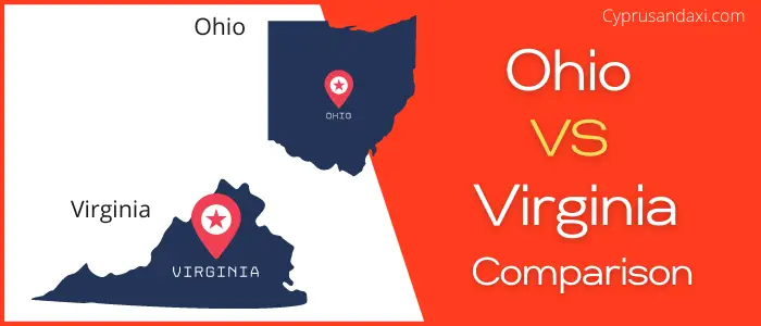 Is Ohio bigger than Virginia