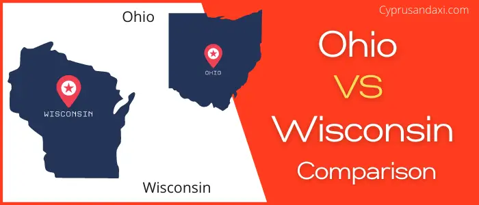 Is Ohio bigger than Wisconsin