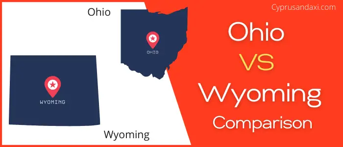 Is Ohio bigger than Wyoming