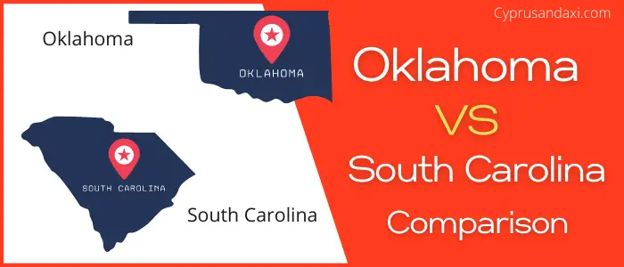 Is Oklahoma bigger than South Carolina