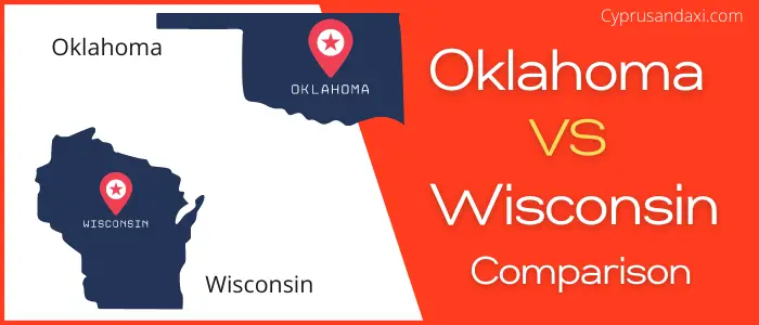 Is Oklahoma bigger than Wisconsin