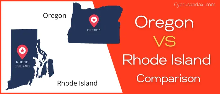 Is Oregon bigger than Rhode Island