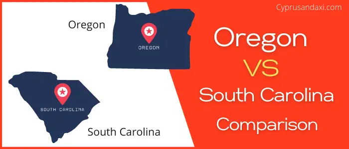 Is Oregon bigger than South Carolina
