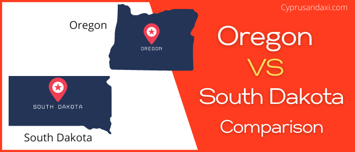Is Oregon bigger than South Dakota
