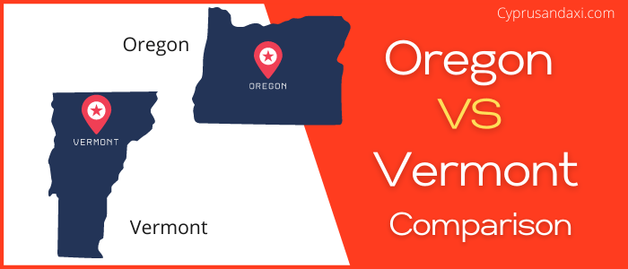 Is Oregon bigger than Vermont