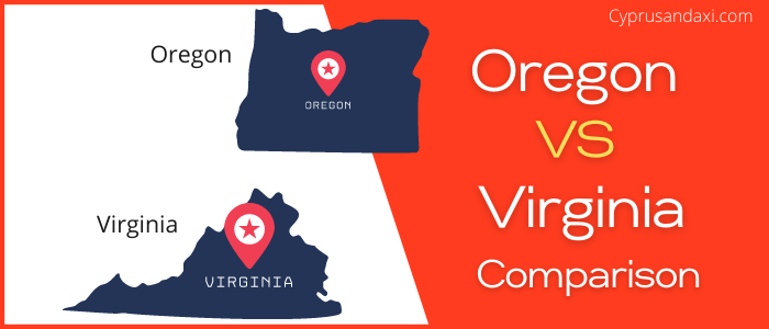 Is Oregon bigger than Virginia