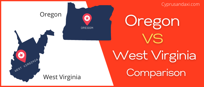 Is Oregon bigger than West Virginia