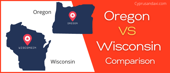 Is Oregon bigger than Wisconsin