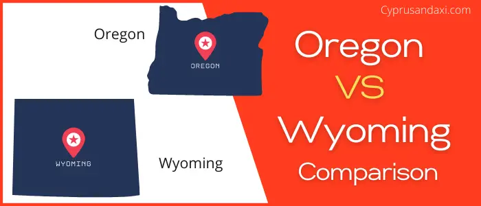 Is Oregon bigger than Wyoming