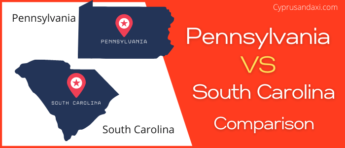 Is Pennsylvania bigger than South Carolina