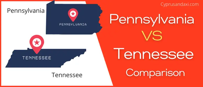 Is Pennsylvania bigger than Tennessee