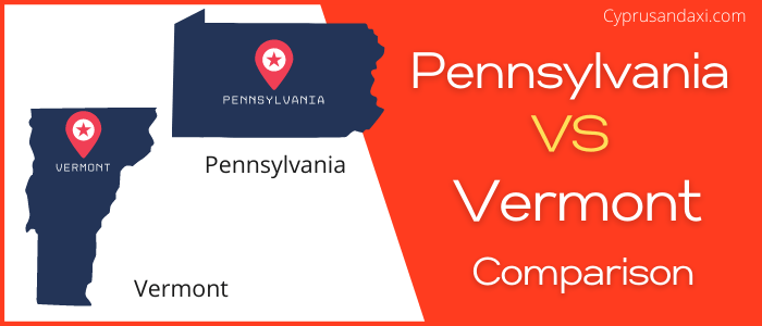 Is Pennsylvania bigger than Vermont