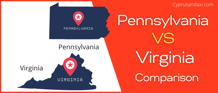 Is Pennsylvania bigger than Virginia