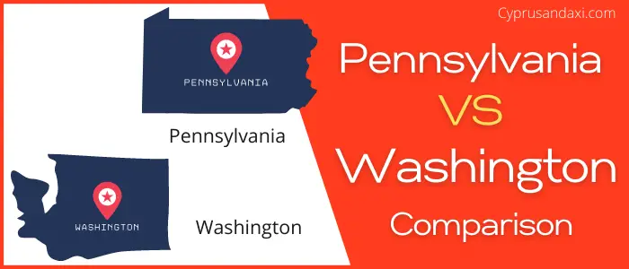Is Pennsylvania bigger than Washington