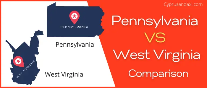 Is Pennsylvania bigger than West Virginia