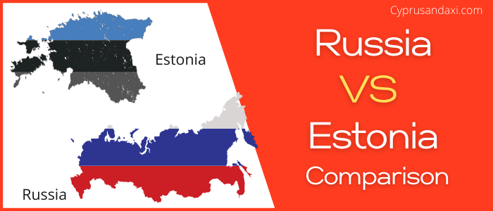 Is Russia bigger than Estonia