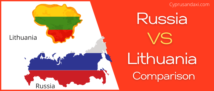 Is Russia bigger than Lithuania