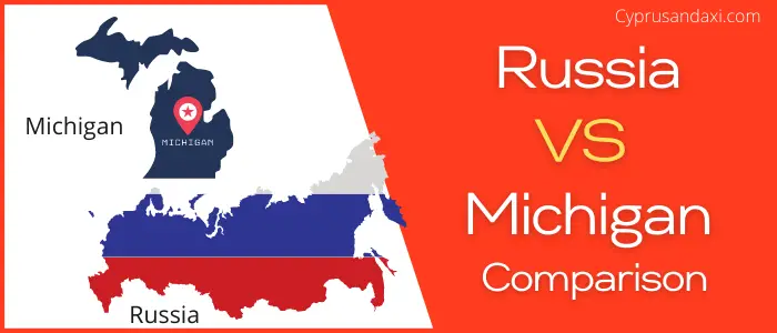 Is Russia bigger than Michigan