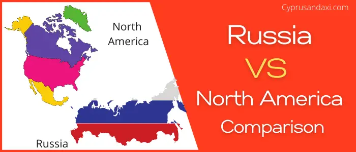 Is Russia bigger than North America