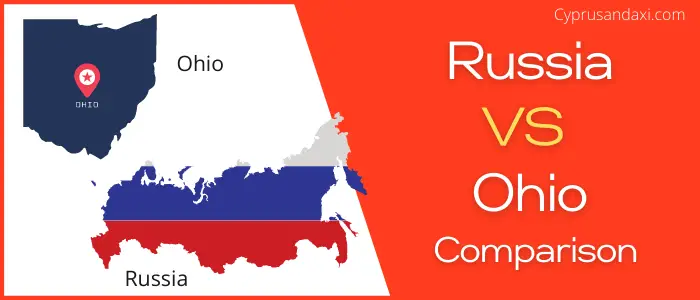 Is Russia bigger than Ohio