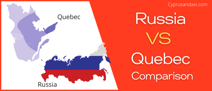 Is Russia bigger than Quebec
