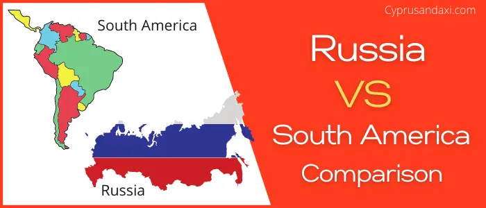 Is Russia bigger than South America