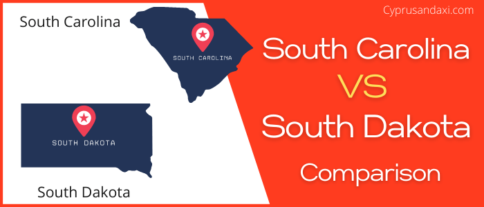 Is South Carolina bigger than South Dakota