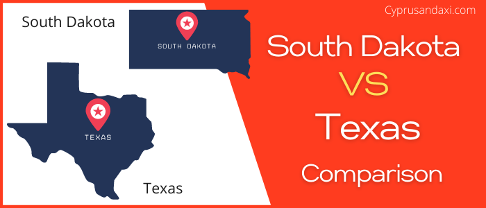 Is South Dakota bigger than Texas
