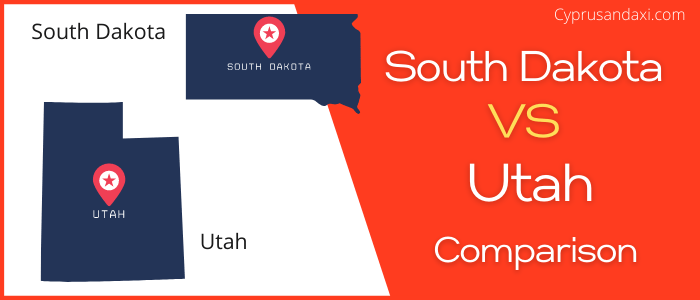 Is South Dakota bigger than Utah