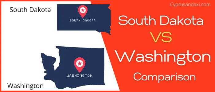 Is South Dakota bigger than Washington