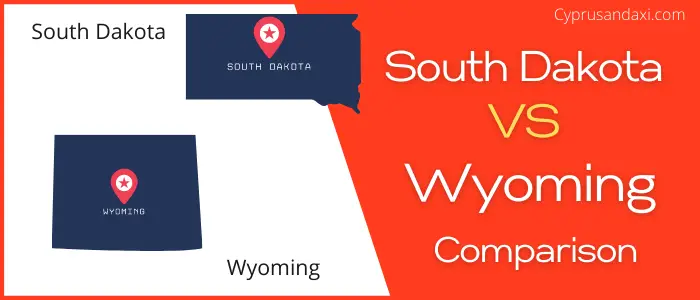 Is South Dakota bigger than Wyoming