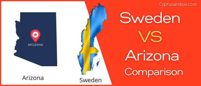 Is Sweden bigger than Arizona