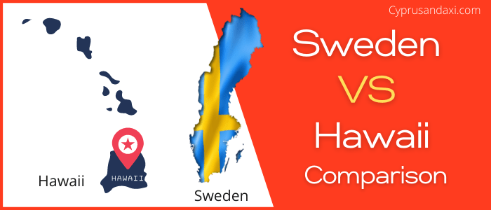 Is Sweden bigger than Hawaii