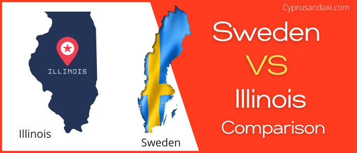 Is Sweden bigger than Illinois