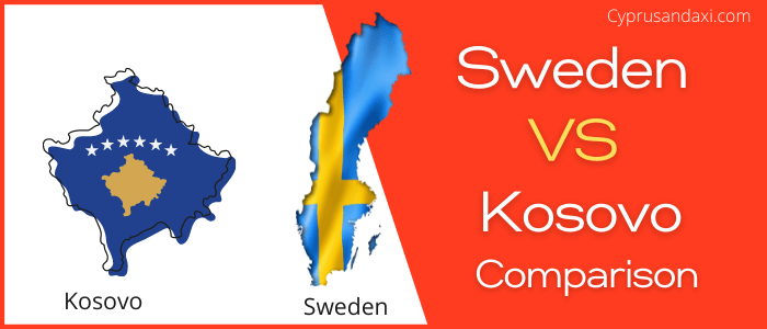 Is Sweden bigger than Kosovo