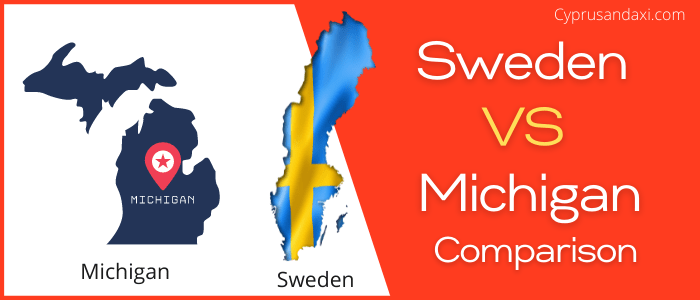 Is Sweden bigger than Michigan