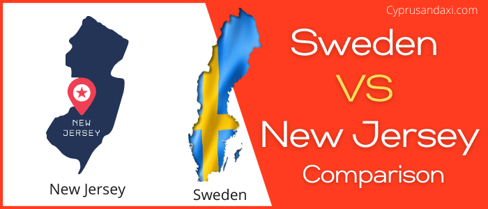 Is Sweden bigger than New Jersey