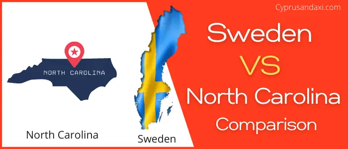 Is Sweden bigger than North Carolina