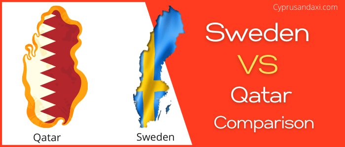 Is Sweden bigger than Qatar