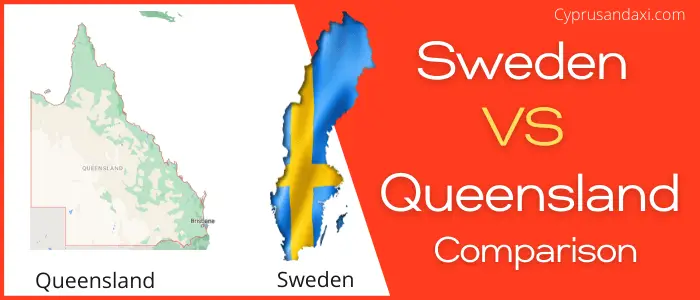 Is Sweden bigger than Queensland