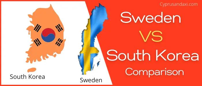 Is Sweden bigger than South Korea
