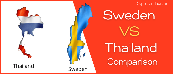 Is Sweden bigger than Thailand